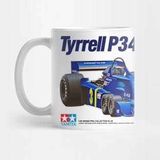 TYRRELL SIX-WHEELER RACING CAR - box art Mug